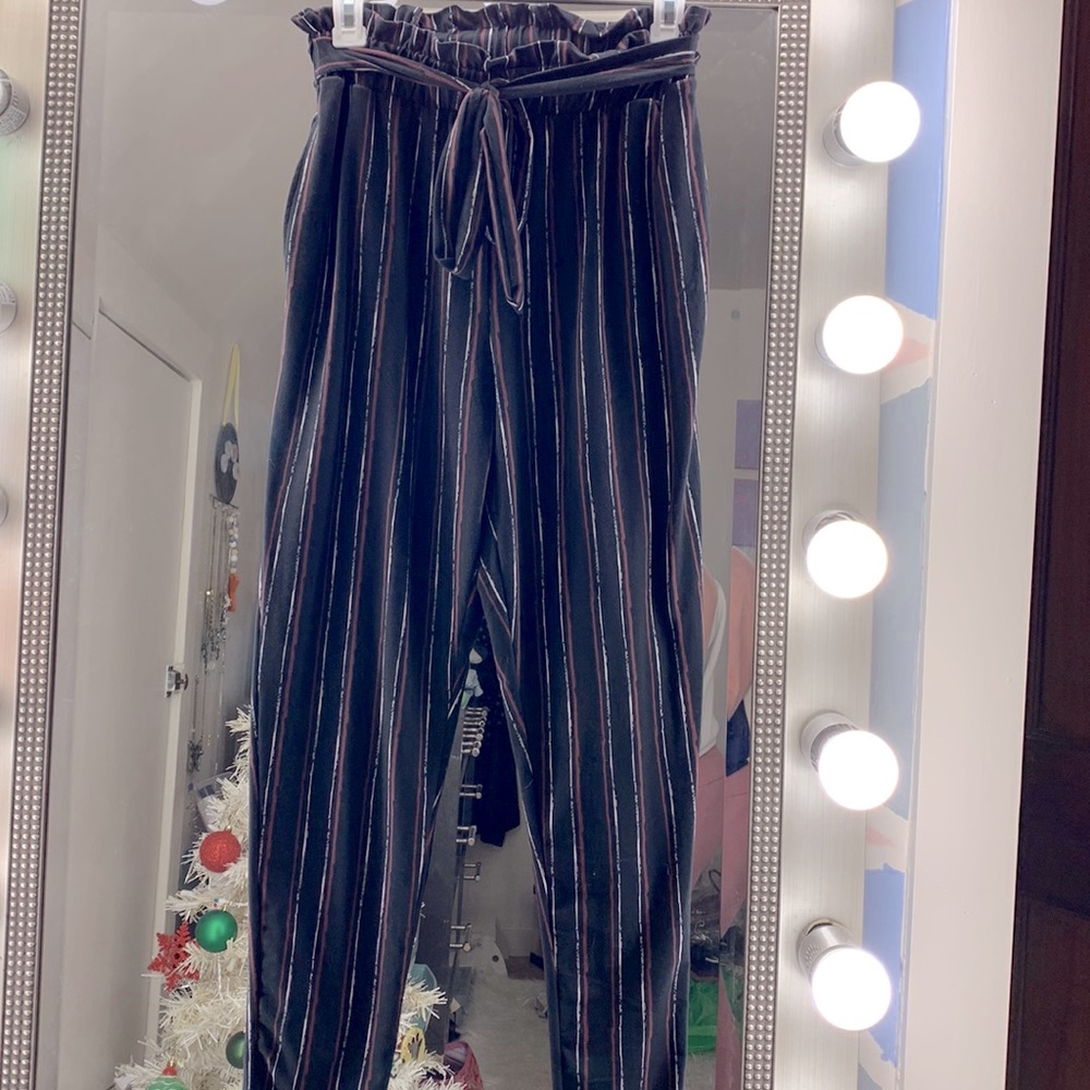 Black soft dress pant